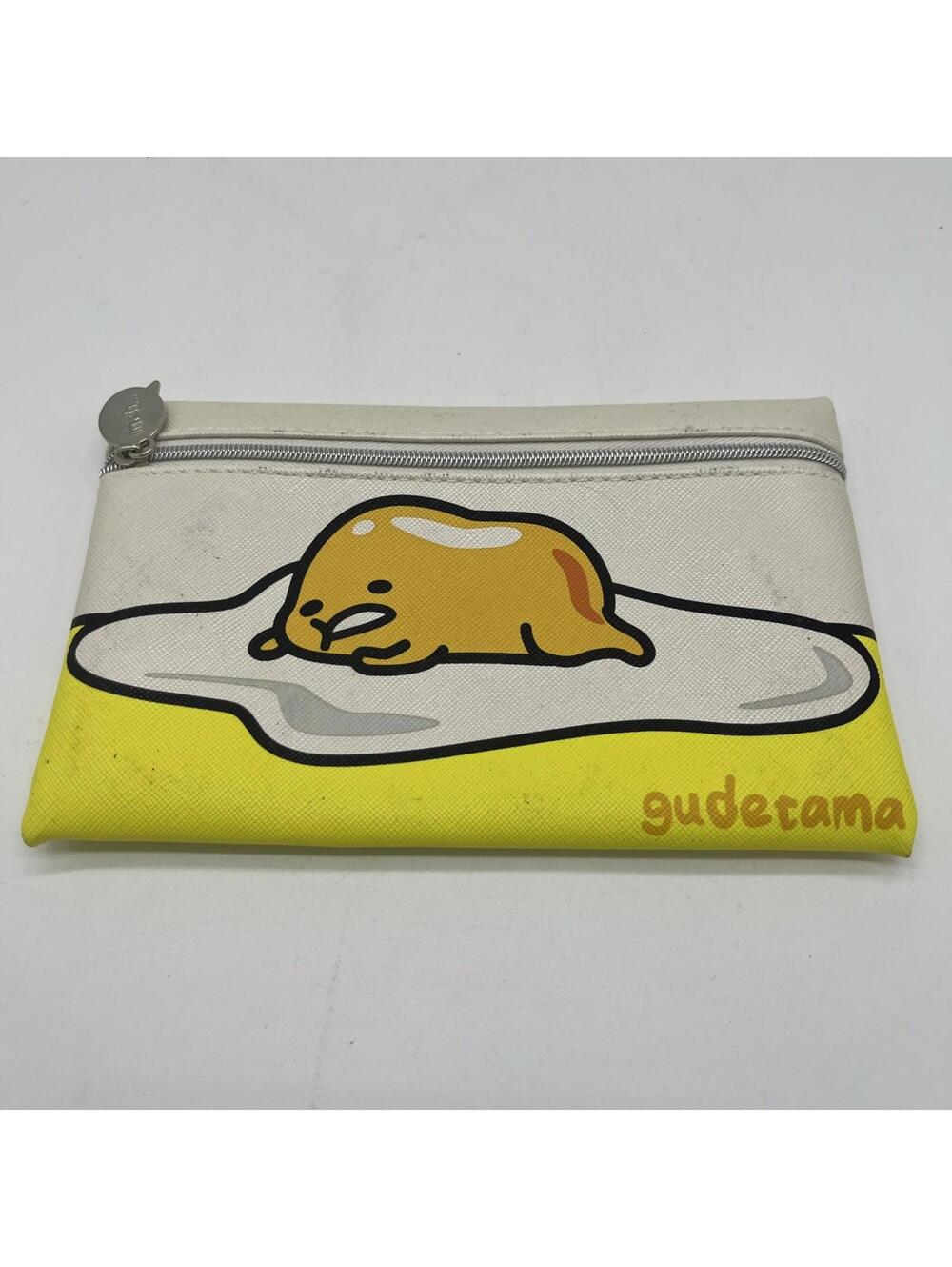 IPSY Gudetama Sanrio Lazy Egg Glam Bag July 2017 Make-up Bag Used. Super Clean!!